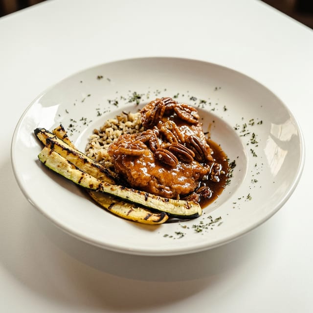 Maple Pecan Chicken.