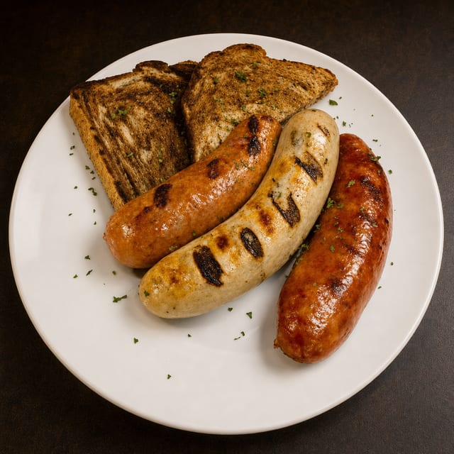 German Sausage Sampler.