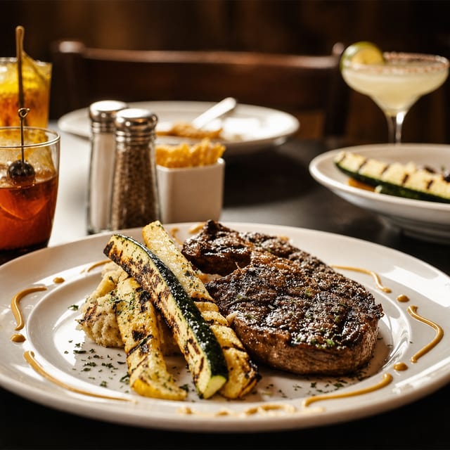 Texas Raised Black Angus Ribeye.