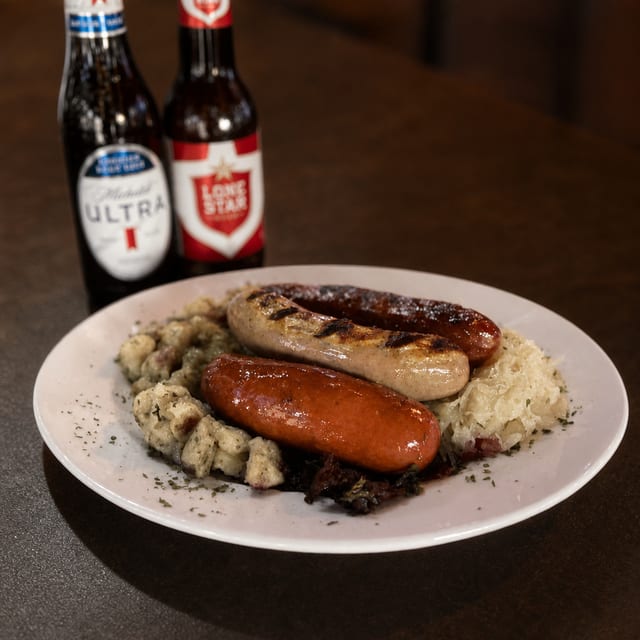 German Sausage Plate.
