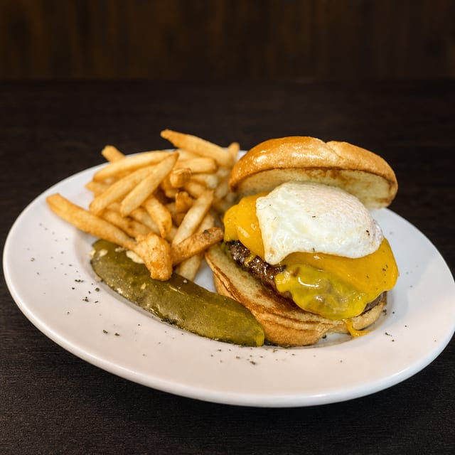 Our Famous Hamburger.