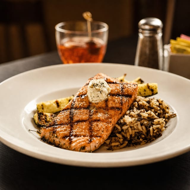 Scottish Wild Caught Salmon Steak.