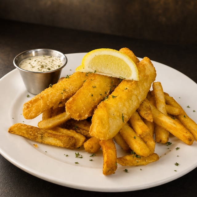 Pub Style Fish-N-Chips.